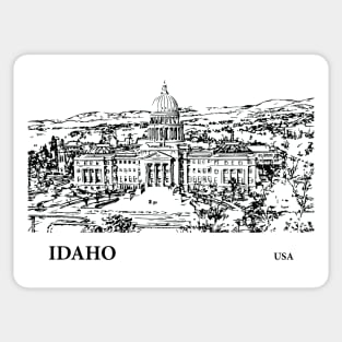 Idaho State USA Sticker
